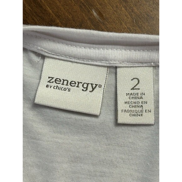 Zenergy By Chicos Woman’s Top Chicos Sz 2 (Sz‎ 12) - Picture 2 of 7